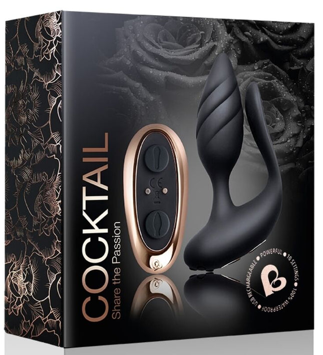 ROCKS-OFF - COCKTAIL PLUG REMOTE CONTROL - BLACK