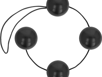 OHMAMA - BLACK CHINESE ANAL BALLS 170 GR