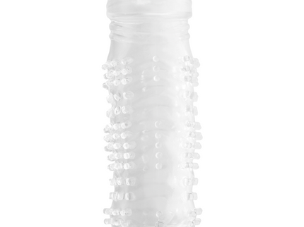 OHMAMA - TEXTURED PENIS SHEATH WITH VIBRATING BULLET