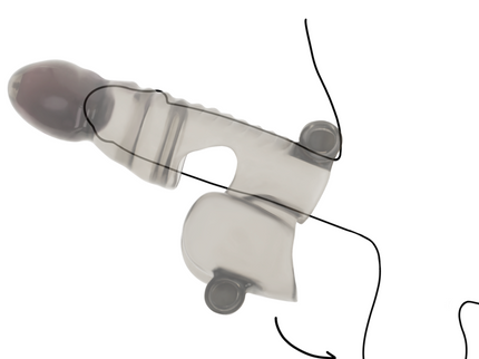 OHMAMA - PENIS AND TESTICLE SHEATH 3 MOTORS