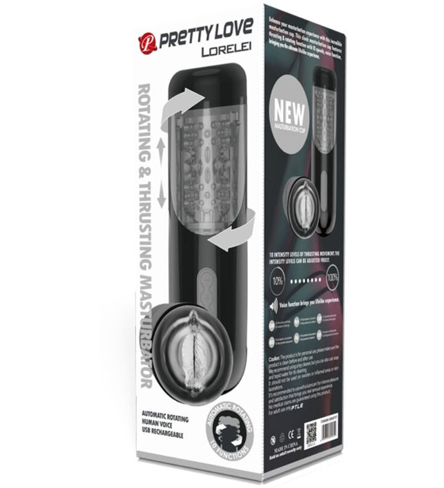 PRETTY LOVE - LORELEI MULTIFUNCTION RECHARGEABLE MASTURBATOR