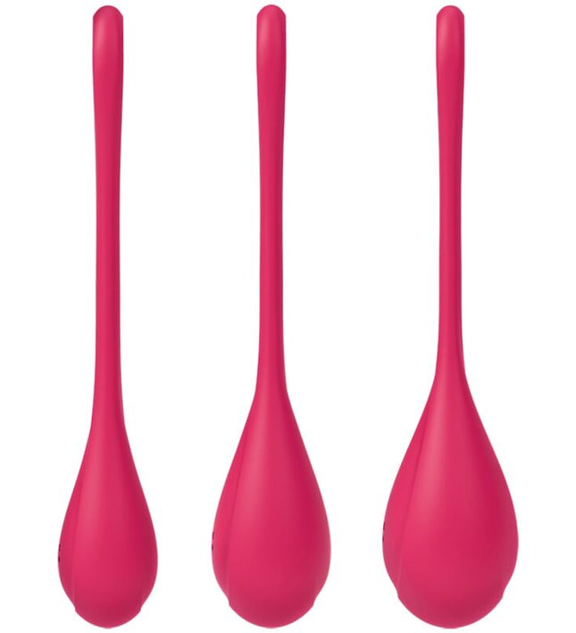 SATISFYER - YONI POWER 1 TRAINING SET RED