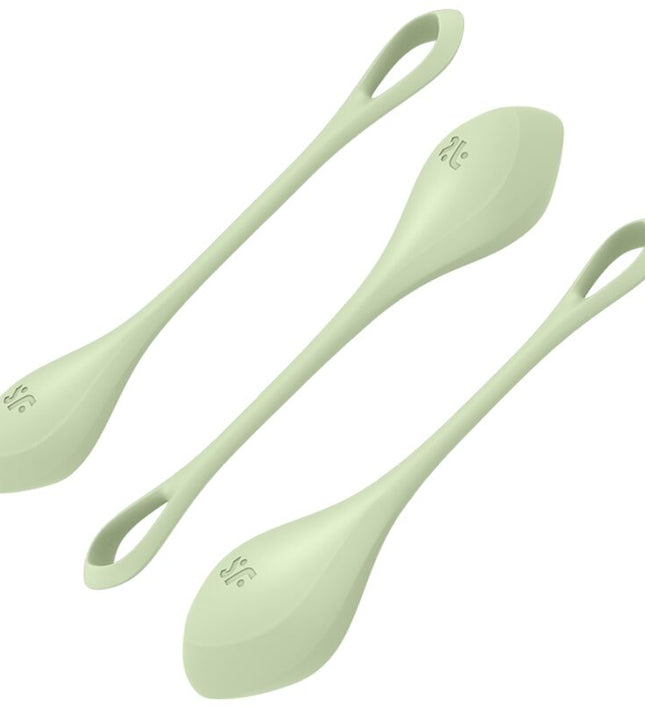 SATISFYER - YONI POWER 2 TRAINING SET GREEN