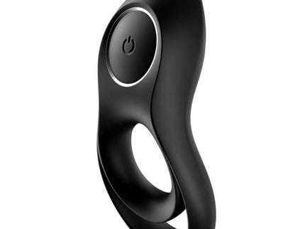 SATISFYER - LEGENDARY DUO RING VIBRATOR BLACK