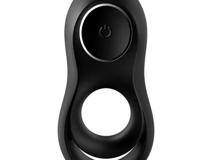 SATISFYER - LEGENDARY DUO RING VIBRATOR BLACK