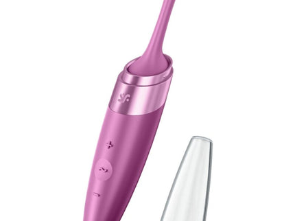 SATISFYER - TWIRLING DELIGHT CLIT TIP VIBRATOR PURPLE