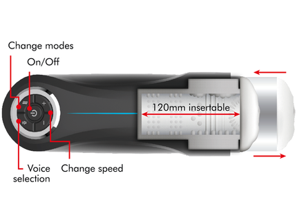 JAMYJOB - MILKER STROKER UP AND DOWN FUNCTION