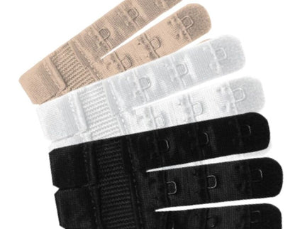 BYE-BRA - FLEXIBLE CONTOUR EXTENDERS 3 HOOKS 3 UNITS