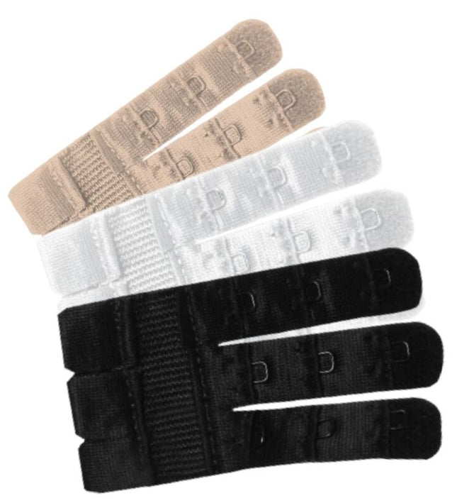 BYE-BRA - FLEXIBLE CONTOUR EXTENDERS 3 HOOKS 3 UNITS