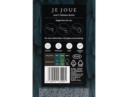 JE JOUE - BLUE SILICONE RING - MINIMUM STRANGULATION
