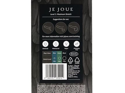 JE JOUE - MAXIMUM STRETCH SILICONE COCK RING - BLACK