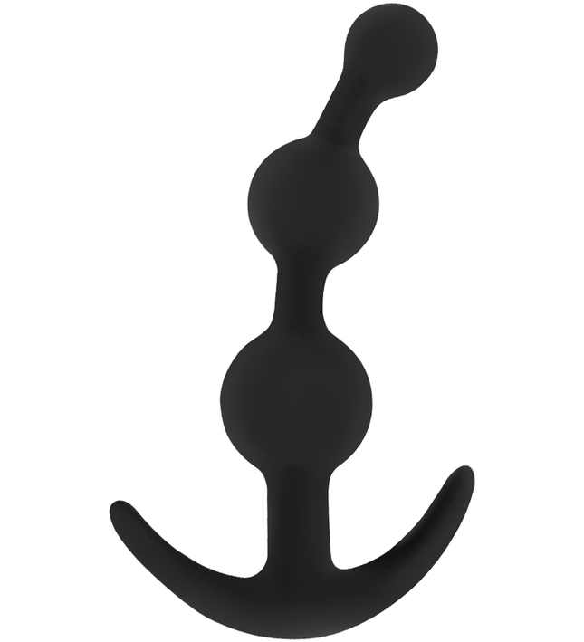 OHMAMA - CURVED SILICONE ANAL PLUG 13 CM