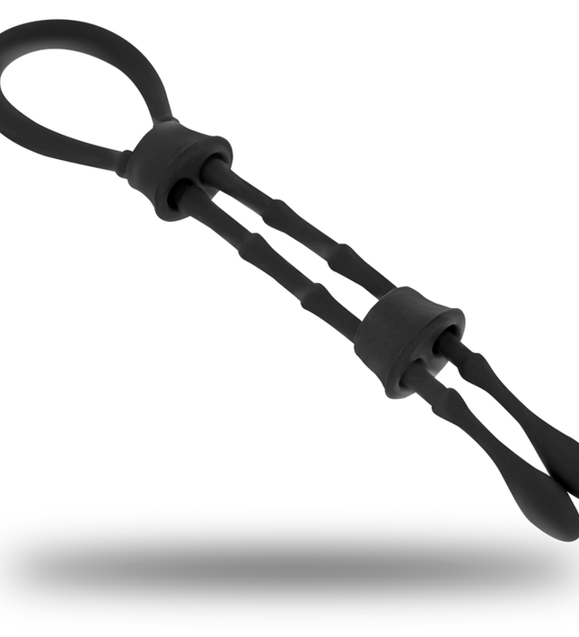 OHMAMA FETISH - SILICONE CORD-COCK AND TESTICLES RING