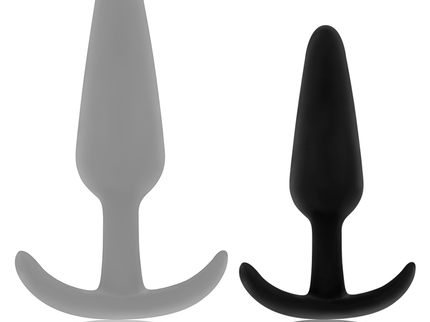 OHMAMA - SILICONE ANAL PLUG WITH SMALL HANDLE