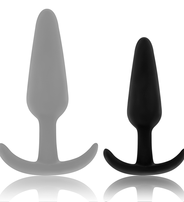 OHMAMA - SILICONE ANAL PLUG WITH SMALL HANDLE