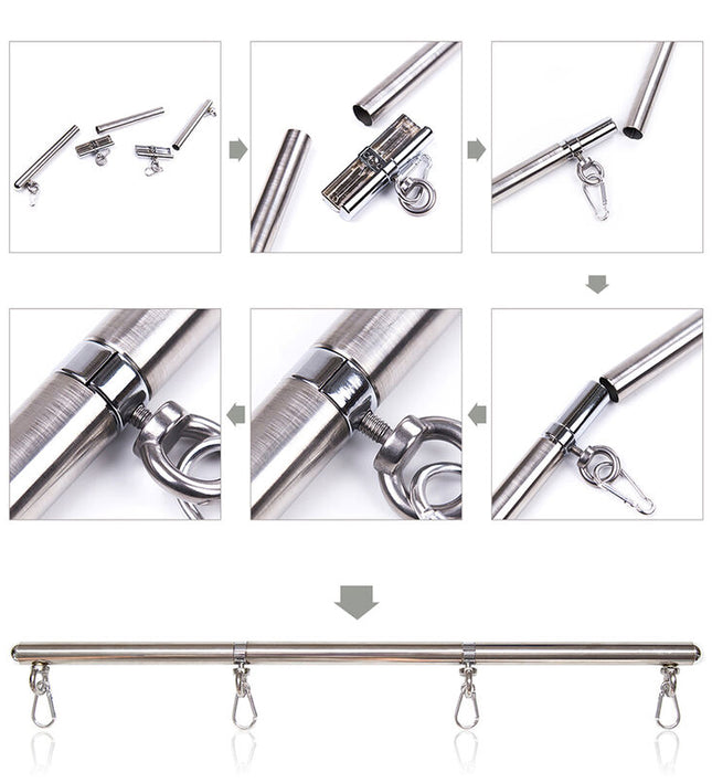 OHMAMA FETISH - RESTRAINT BAR 4 HOOKS