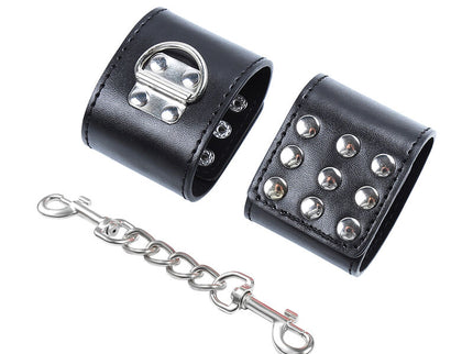 OHMAMA FETISH - WRIST RESTRAINTS SNAP FASTEN METAL