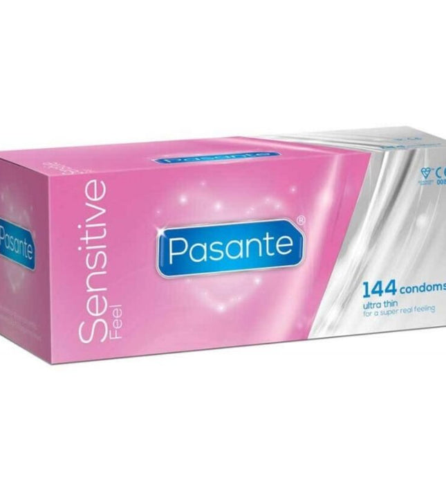 PASANTE - SENSITIVE ULTRAFINE CONDOMS 144 UNITS