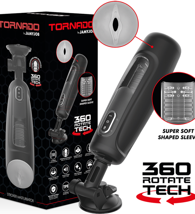 JAMYJOB - TORNADO 360 ROTATE TECH STROKER