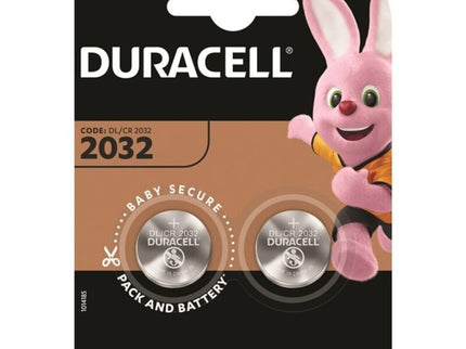 DURACELL - BUTTON BATTERY LITIO CR2032 3V 2 UNIT