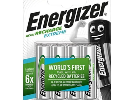 ENERGIZER - EXTREME RECHARGEABLE BATTERY HR6 AA 2300mAh 4 UNIT