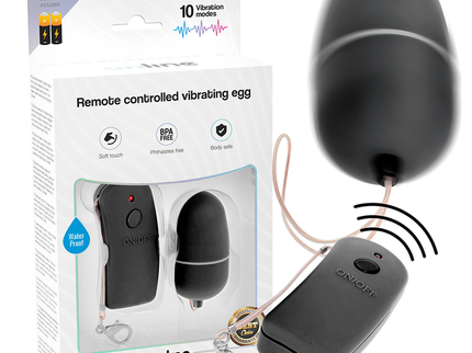 ONLINE - REMOTE CONTROLLED VIBRATING EGG BLACK
