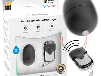 ONLINE - REMOTE CONTROL VIBRATING EGG S BLACK