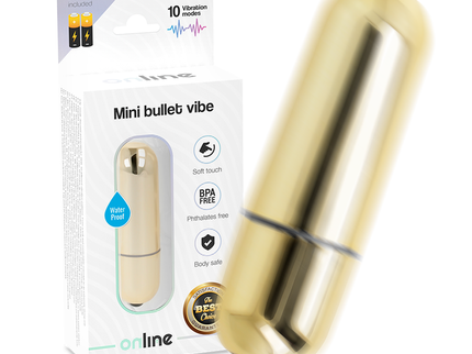 ONLINE - MINI BULLET VIBE GOLDEN
