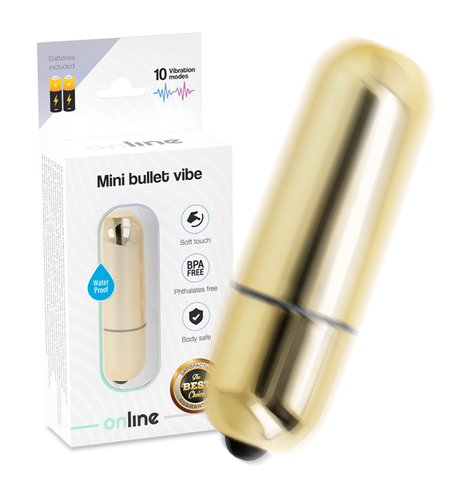 ONLINE - MINI BULLET VIBE GOLDEN