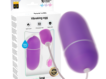 ONLINE - WATERPROOF VIBRATING EGG PURPLE
