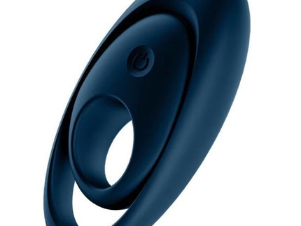 SATISFYER - GLORIOUS DUO RING VIBRATOR BLUE