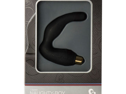 ROCKS-OFF - NAUGHTY-BOY MALE G-SPOT MASSAGER 7 V BLACK