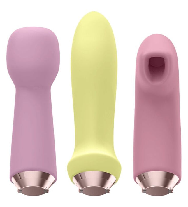 SATISFYER - MARVELOUS FOUR VIBRATOR & AIR PULSE SET