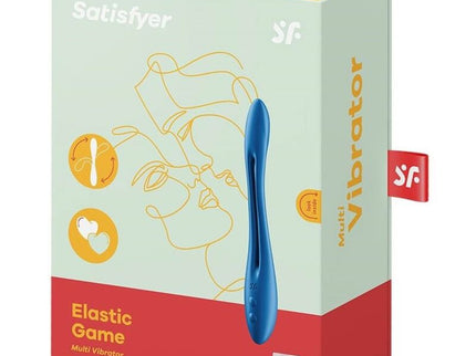 SATISFYER - ELASTIC GAME MULTI VIBRATOR BLUE