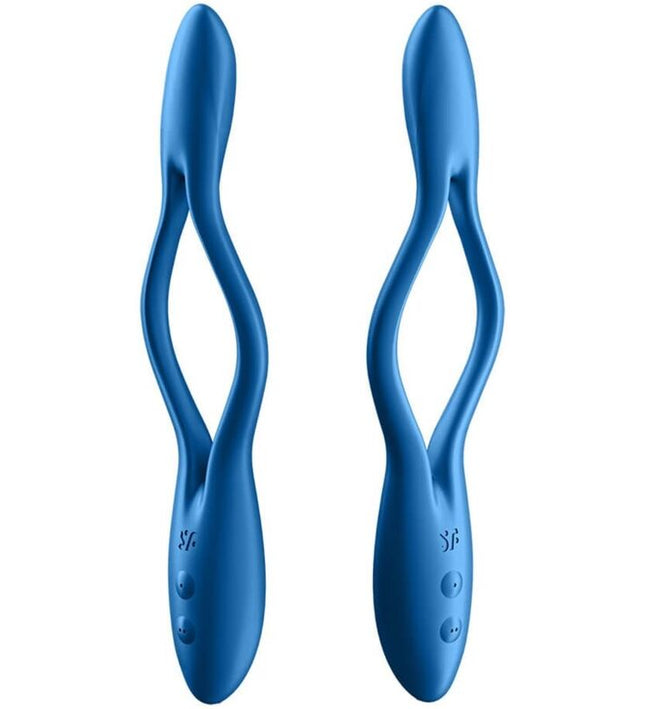 SATISFYER - ELASTIC GAME MULTI VIBRATOR BLUE