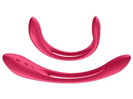 SATISFYER - ELASTIC JOY MULTI VIBRATOR RED