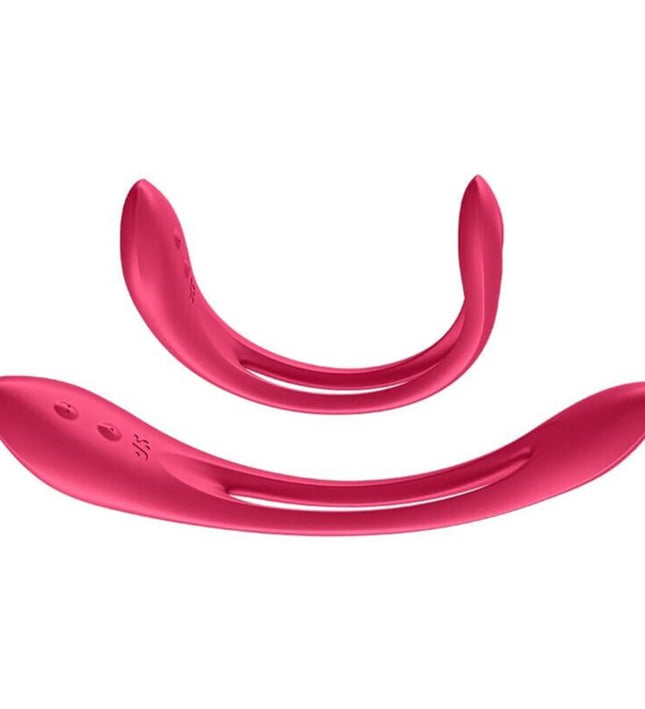 SATISFYER - ELASTIC JOY MULTI VIBRATOR RED