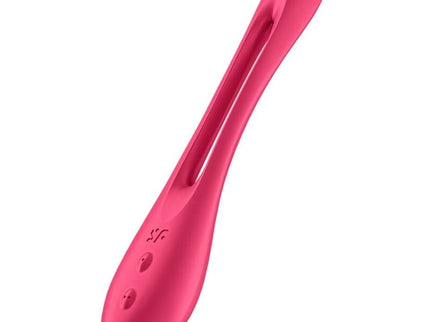 SATISFYER - ELASTIC JOY MULTI VIBRATOR RED