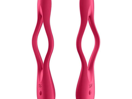 SATISFYER - ELASTIC JOY MULTI VIBRATOR RED