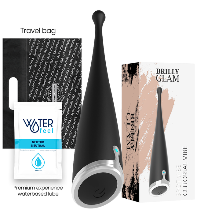 BRILLY GLAM - SPOT VIBE CLITORIAL BLACK