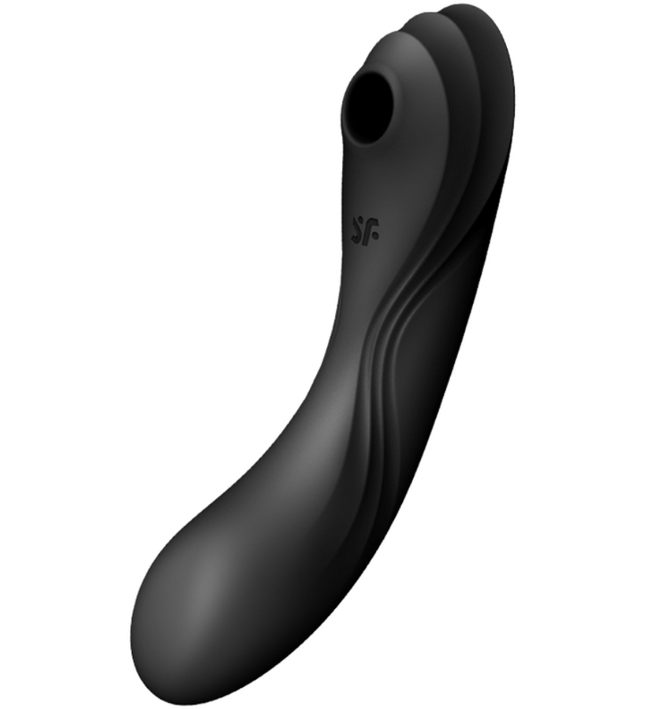 SATISFYER - CURVY TRINITY 4 AIR PULSE VIBRATOR BLACK