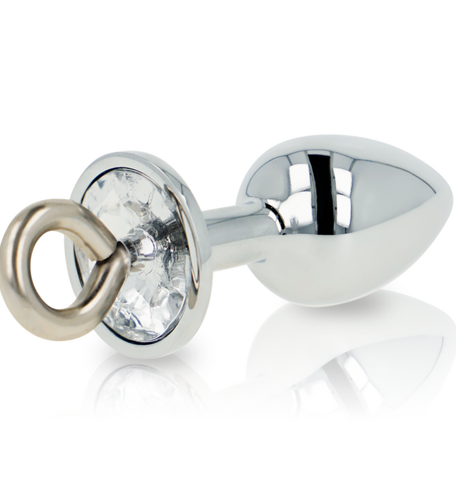 OHMAMA FETISH METAL BUTT PLUG WITH RING