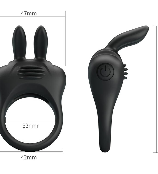 PRETTY LOVE - DAVION RABBIT VIBRATOR RING
