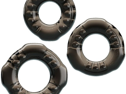 BAILE - COCK RINGS YVONNE SET 3 PENIS RINGS