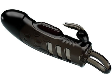 PRETTY LOVE - SLOANE RABBIT PENIS SHEATH BLACK