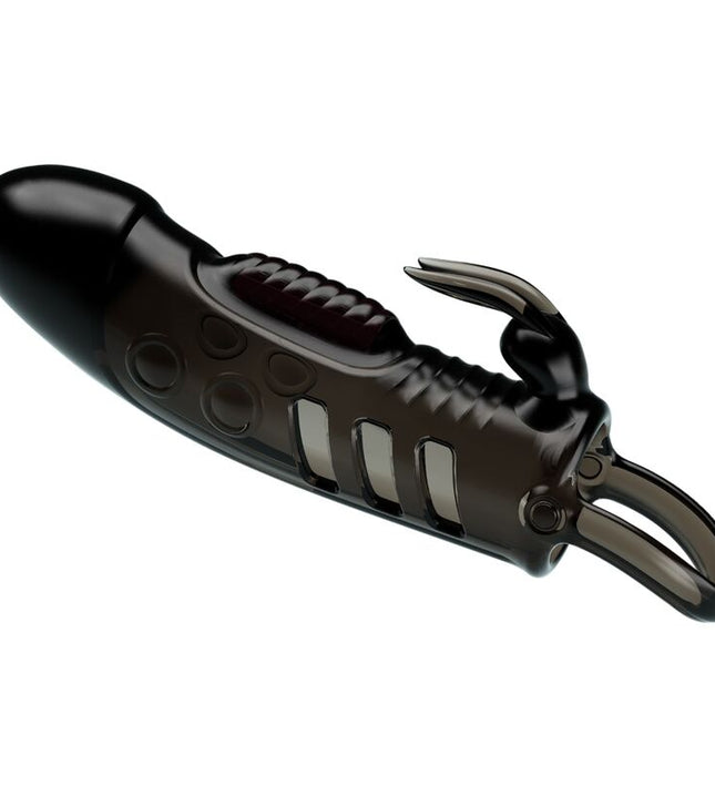 PRETTY LOVE - SLOANE RABBIT PENIS SHEATH BLACK