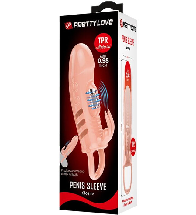 PRETTY LOVE - SLOANE NATURAL RABBIT PENIS SHEATH