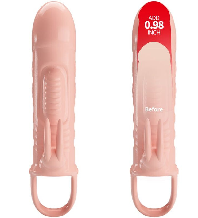 PRETTY LOVE - SLOANE NATURAL RABBIT PENIS SHEATH