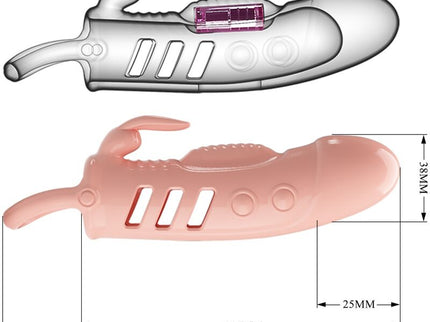 PRETTY LOVE - SLOANE NATURAL RABBIT PENIS SHEATH