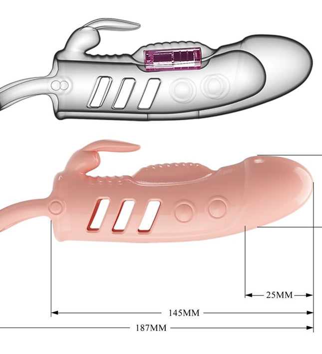 PRETTY LOVE - SLOANE NATURAL RABBIT PENIS SHEATH